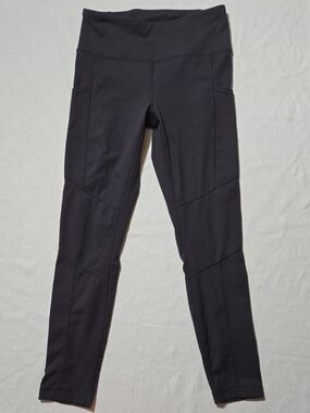 Reebok Dark Purple High-Waist Performance Leggings